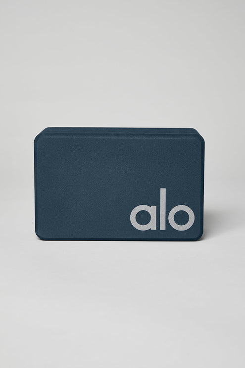 alo Women's Uplifting Yoga Block - Eclipse/Silver