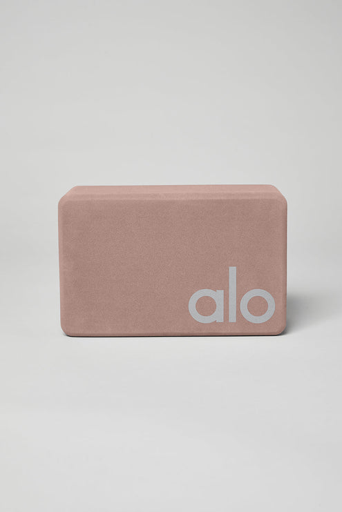alo Women's Uplifting Yoga Block - Smoky Quartz/Silver
