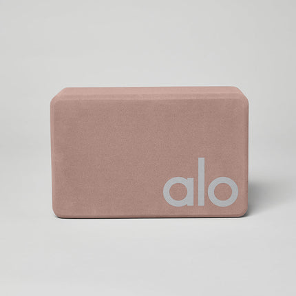 alo Women's Uplifting Yoga Block - Smoky Quartz/Silver