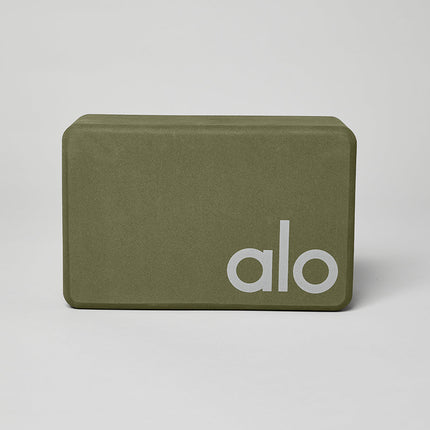 alo Women's Uplifting Yoga Block - Jungle/Silver