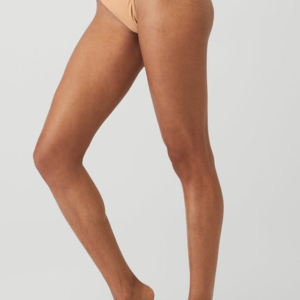 alo Women's Airbrush Invisible String Thong - Champagne