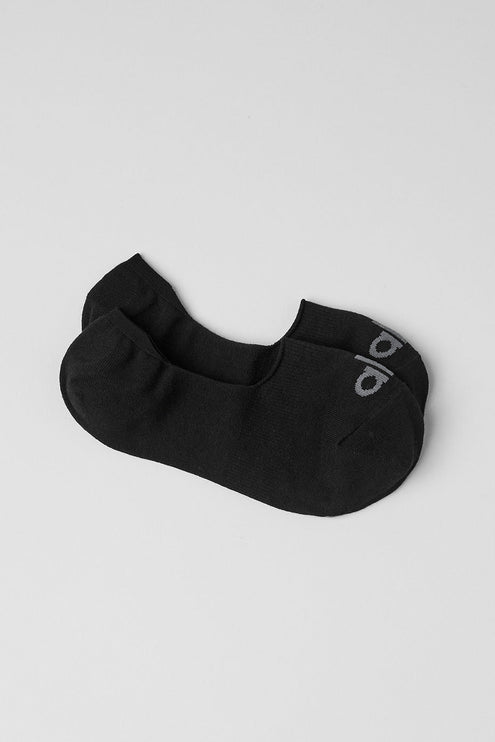 alo Women's Unisex Conceal Sock - Black/Anthracite