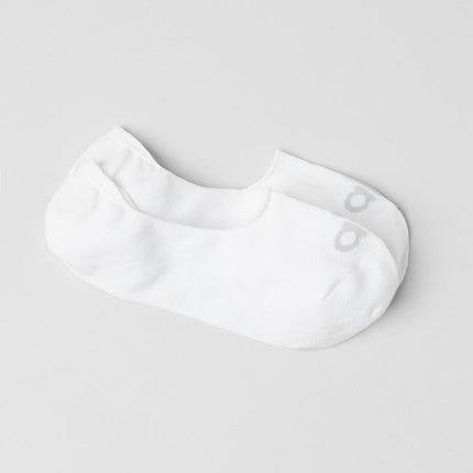 alo Women's Unisex Conceal Sock - White/Dove Grey