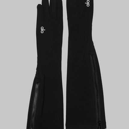 alo Women's Sleek City Gloves - Black