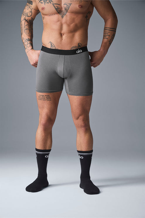 alo Men's Day and Night Boxer - Grey