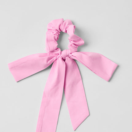 alo Women's Love Knots Tie Scrunchie - Sweet Pink