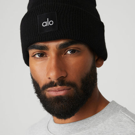 alo Men's Everyday Beanie - Black
