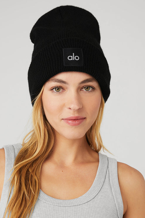 alo Women's Everyday Beanie - Black