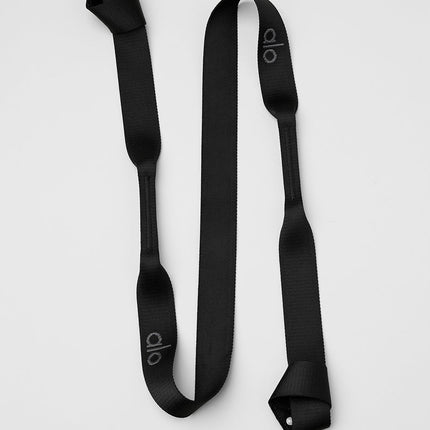 alo Women's Yoga Strap - Black/Anthracite