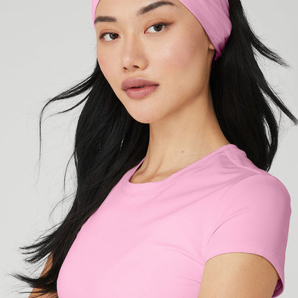 alo Women's Alosoft Headband - Sweet Pink