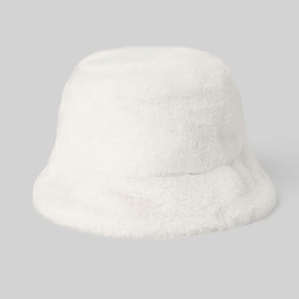 alo Women's Faux Fur Bucket Hat - Ivory