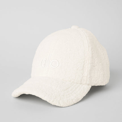 alo Men's Micro Sherpa Off-Duty Cap - Ivory