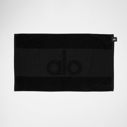 alo Men's Keep It Cool Gym Towel - Black