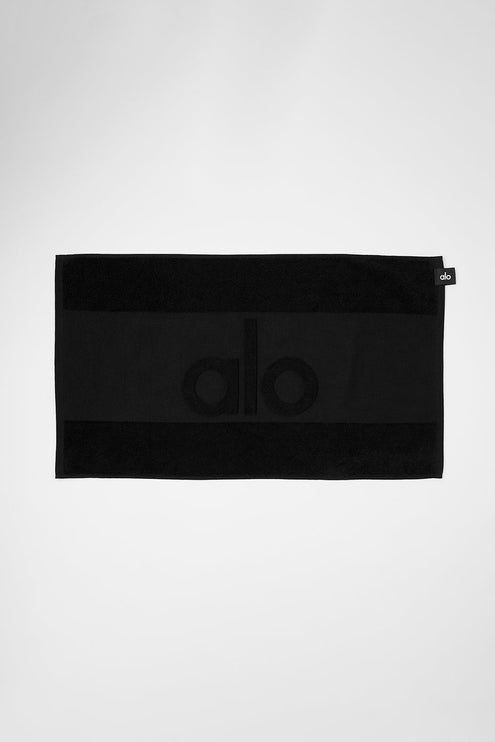 alo Men's Keep It Cool Gym Towel - Black