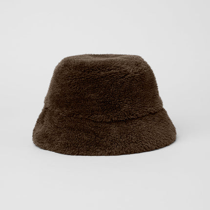 alo Women's Foxy Sherpa Bucket Hat - Espresso