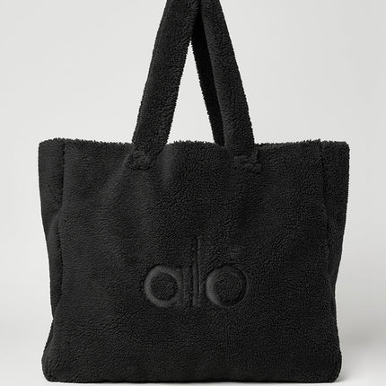 alo Women's Foxy Sherpa Tote - Black