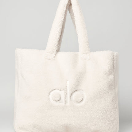 alo Women's Foxy Sherpa Tote - Ivory