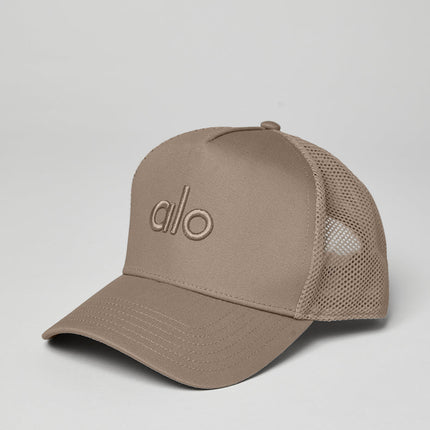 alo Women's District Trucker Hat - Gravel