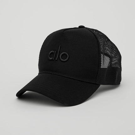 alo Men's District Trucker Hat - Black