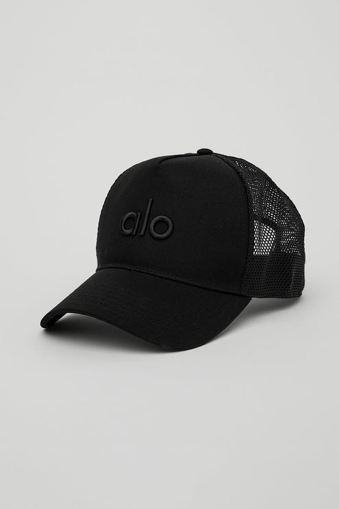 alo Men's District Trucker Hat - Black