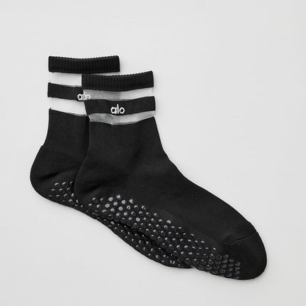 alo Women's Women's Pulse Grip Sock - Black
