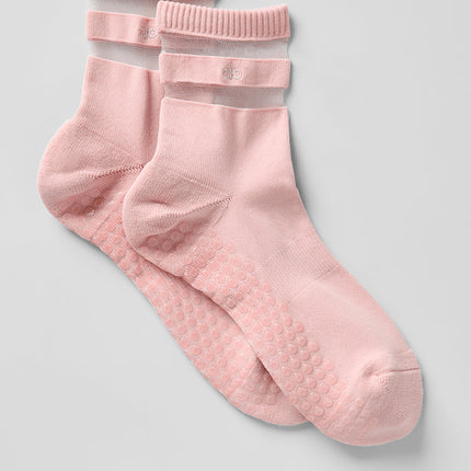 alo Women's Women's Pulse Grip Sock - Pink Quartz