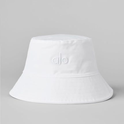 alo Men's Fundamental Bucket Hat - White