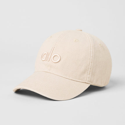 alo Women's Washed Off-Duty Cap - Sand Dollar