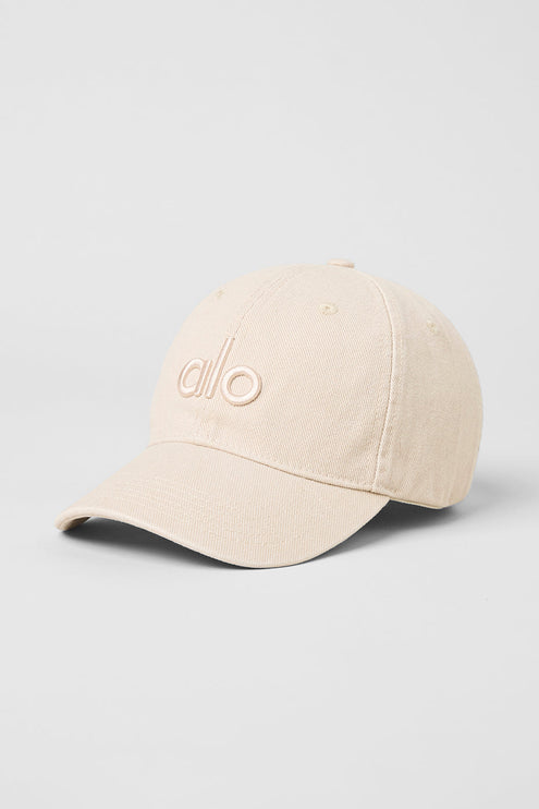 alo Men's Washed Off-Duty Cap - Sand Dollar
