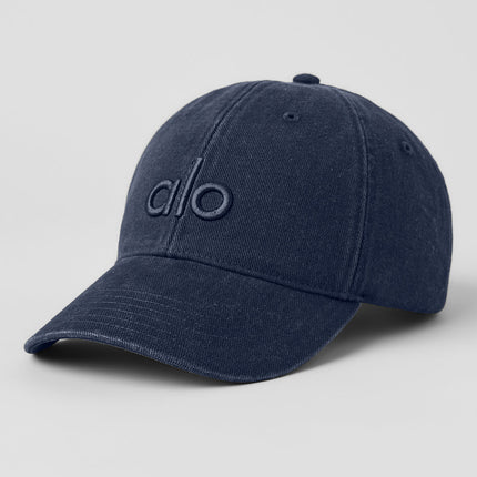 alo Men's Washed Off-Duty Cap - Vintage Navy