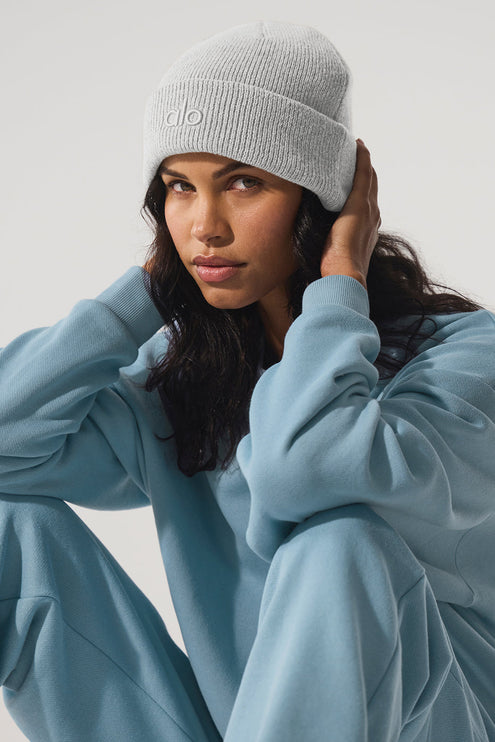 alo Women's Notable Beanie - Athletic Heather Grey