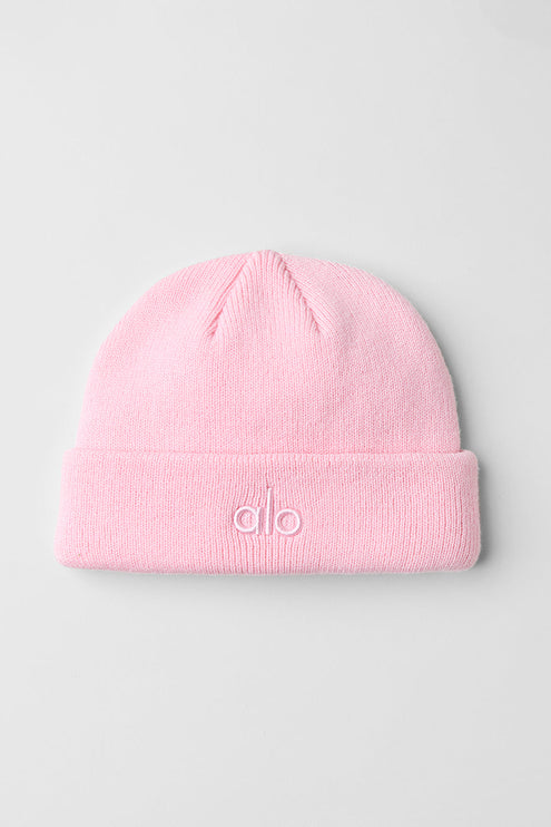 alo Women's Notable Beanie - Sweet Pink