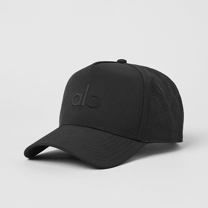 alo Women's Performance District Trucker Hat - Black