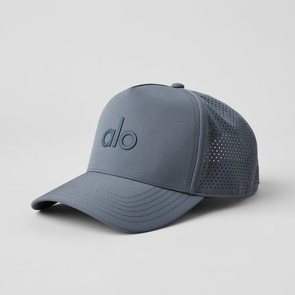 alo Women's Performance District Trucker Hat - Steel Grey