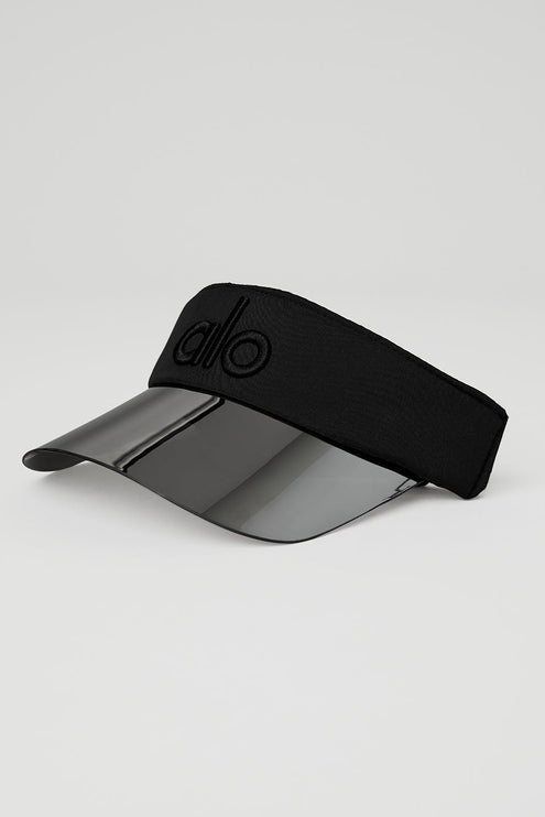 alo Women's Airlift Solar Visor - Black