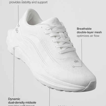 alo Shoes Alo Runner - White/White