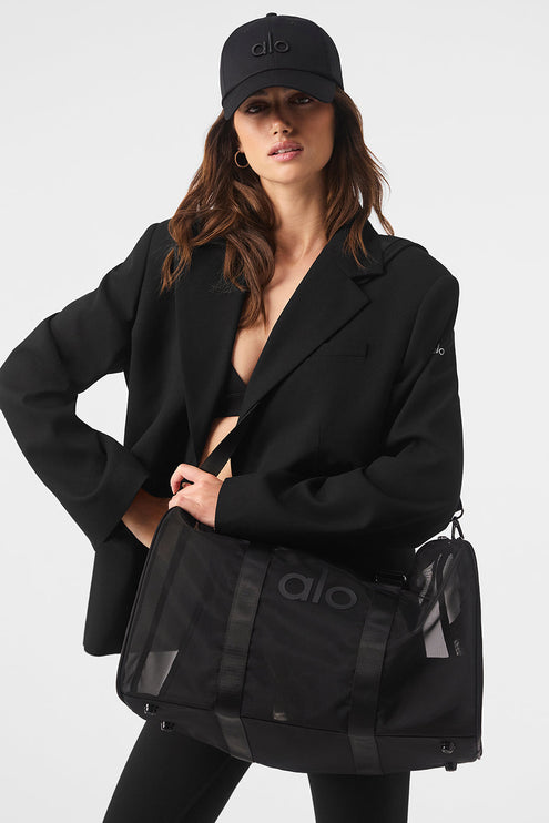 alo Women's Sheer Duffle - Black