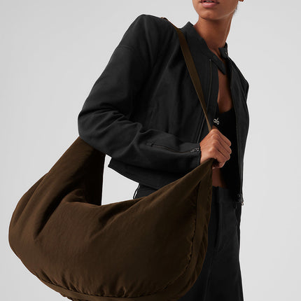 alo Women's Om The Go Gym Sling Bag - Espresso