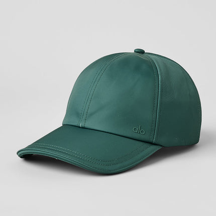 alo Women's Satin Off-Duty Cap - Winter Ivy