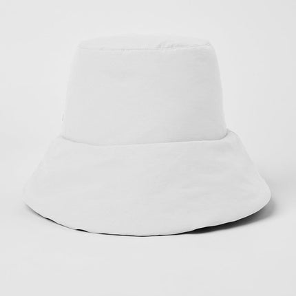 alo Men's Good Shade Puffer Bucket Hat - White
