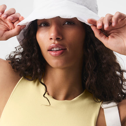 alo Men's Good Shade Puffer Bucket Hat - White