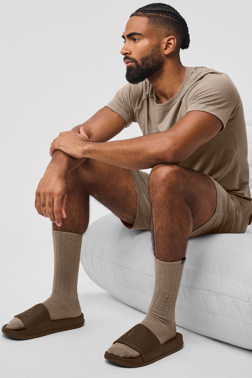 alo Men's Unisex It Slide - Espresso