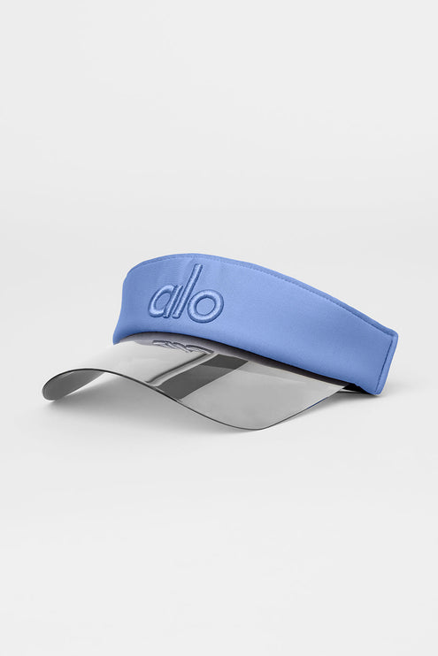 alo Women's Airlift Solar Visor - Crystal Clear Blue