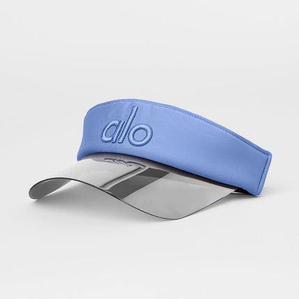 alo Women's Airlift Solar Visor - Crystal Clear Blue