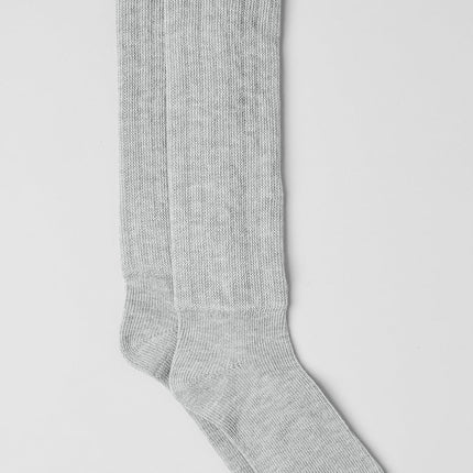alo Women's Unisex Scrunch Sock - Athletic Heather Grey