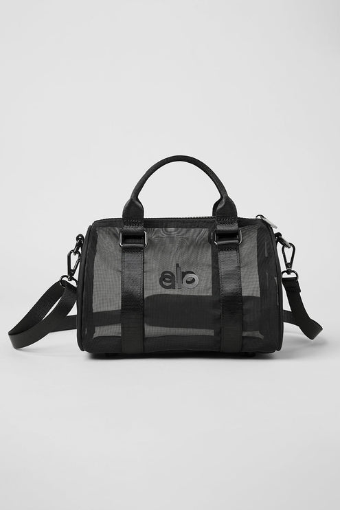 alo Women's Mini Sheer Duffle - Black