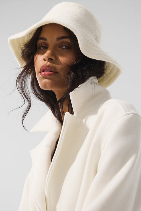 alo Men's Merino Wool Bucket Hat - Ivory