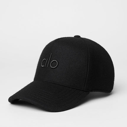 alo Women's Wool District Trucker Hat - Black