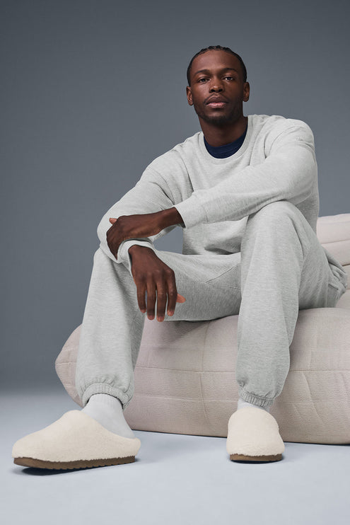 alo Women's Sherpa Recovery Slipper - Ivory