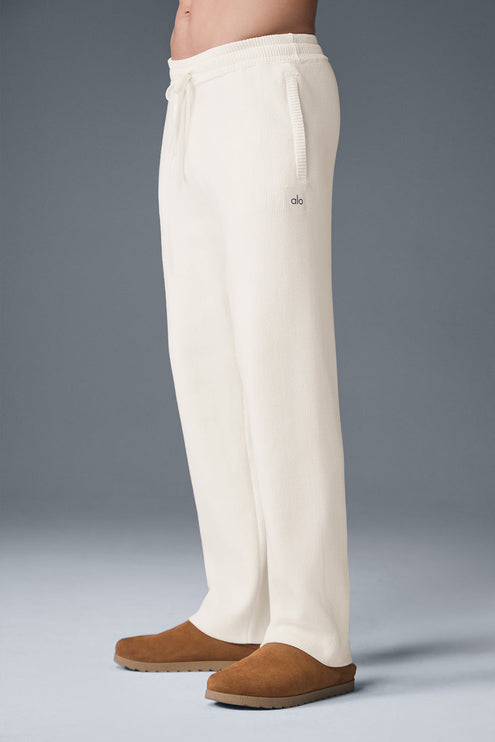 alo Women's Recovery Slipper - Saddle/Ivory